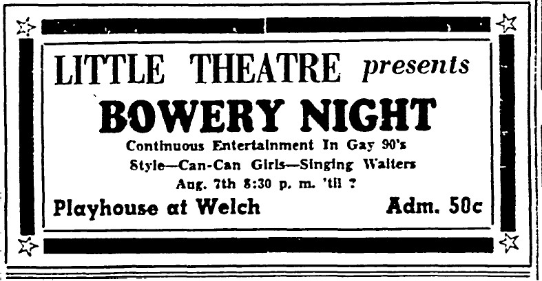 Banner for Bowery Night