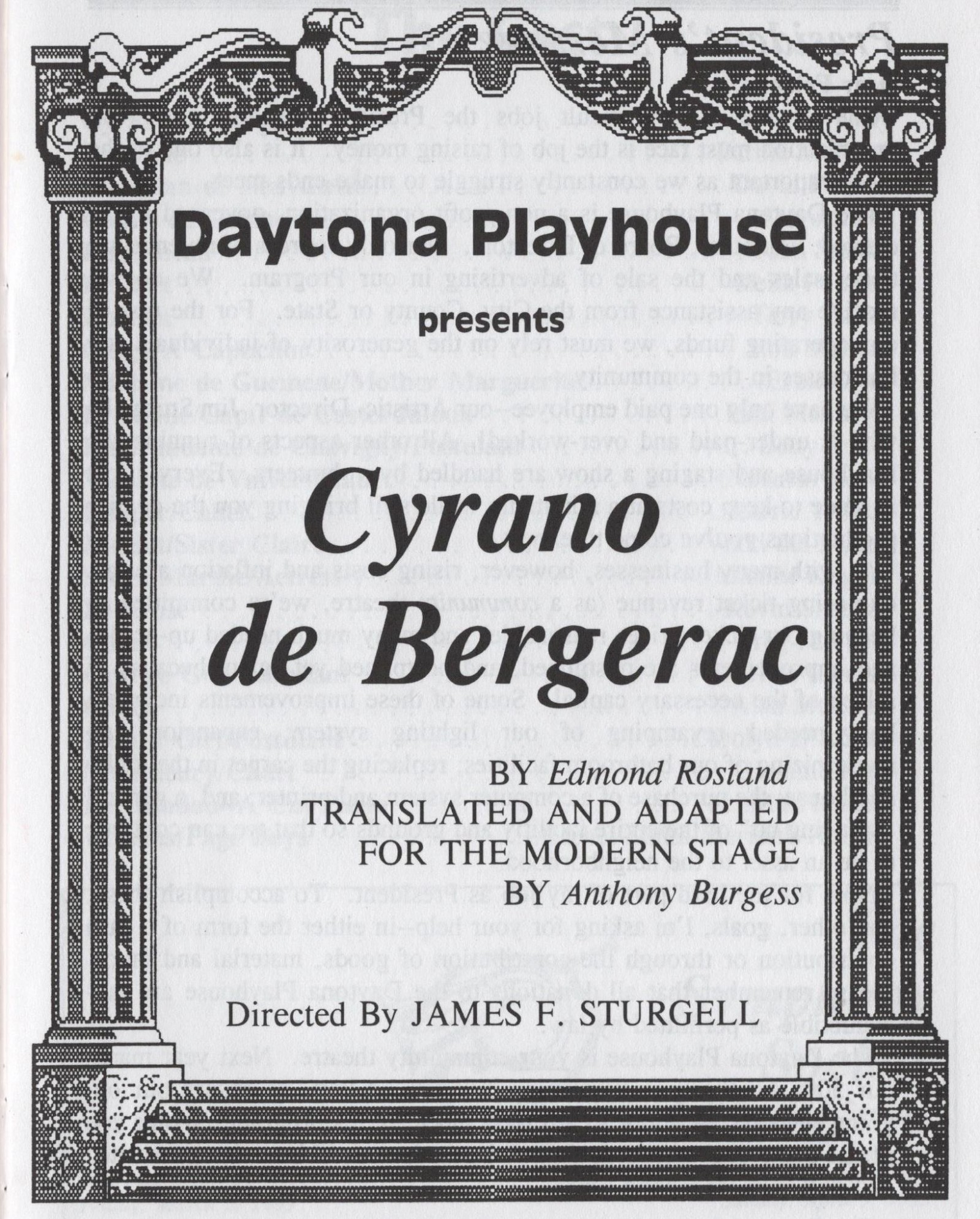 Banner for Cyrano de Bergerac
