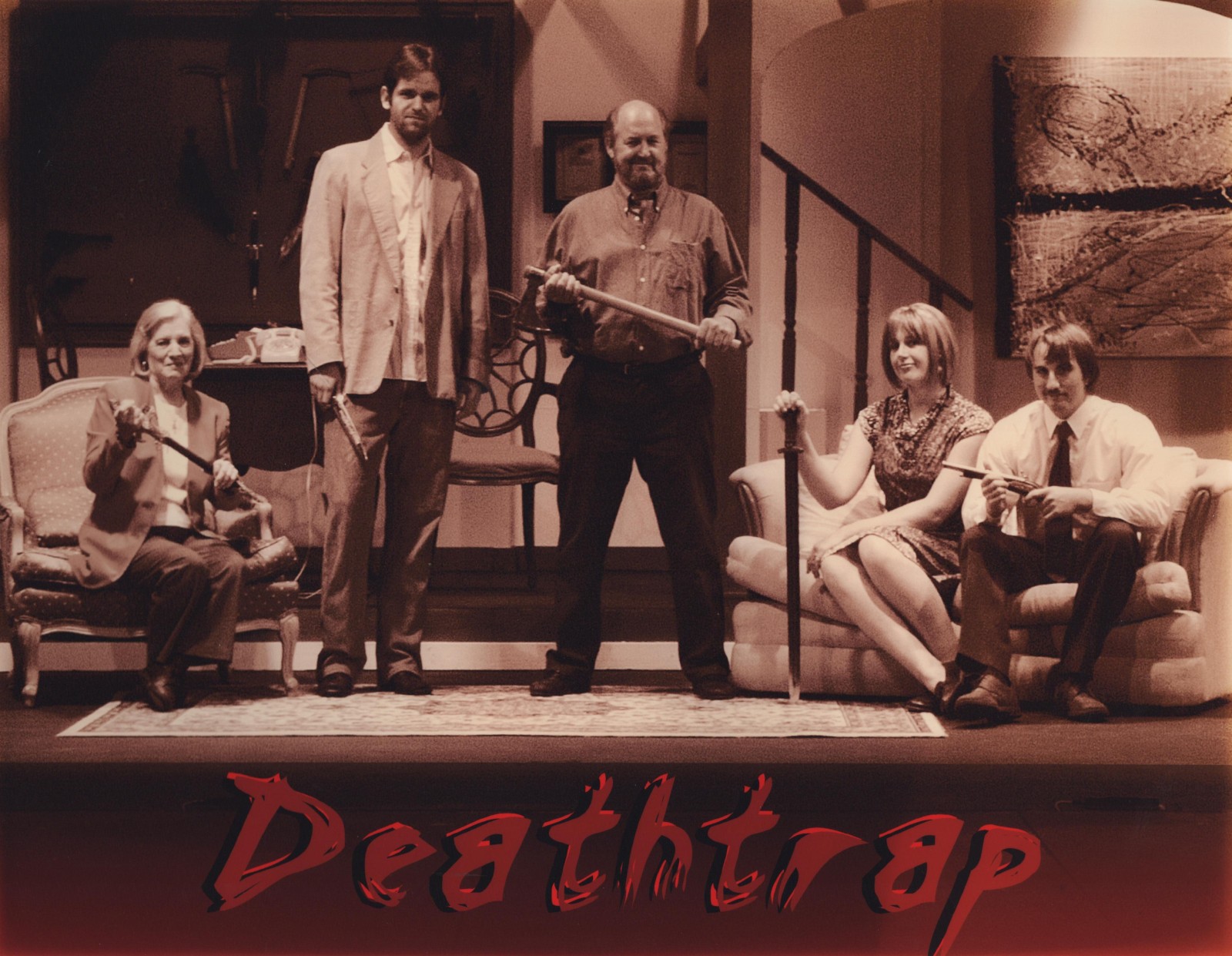 Cast photo for Deathtrap