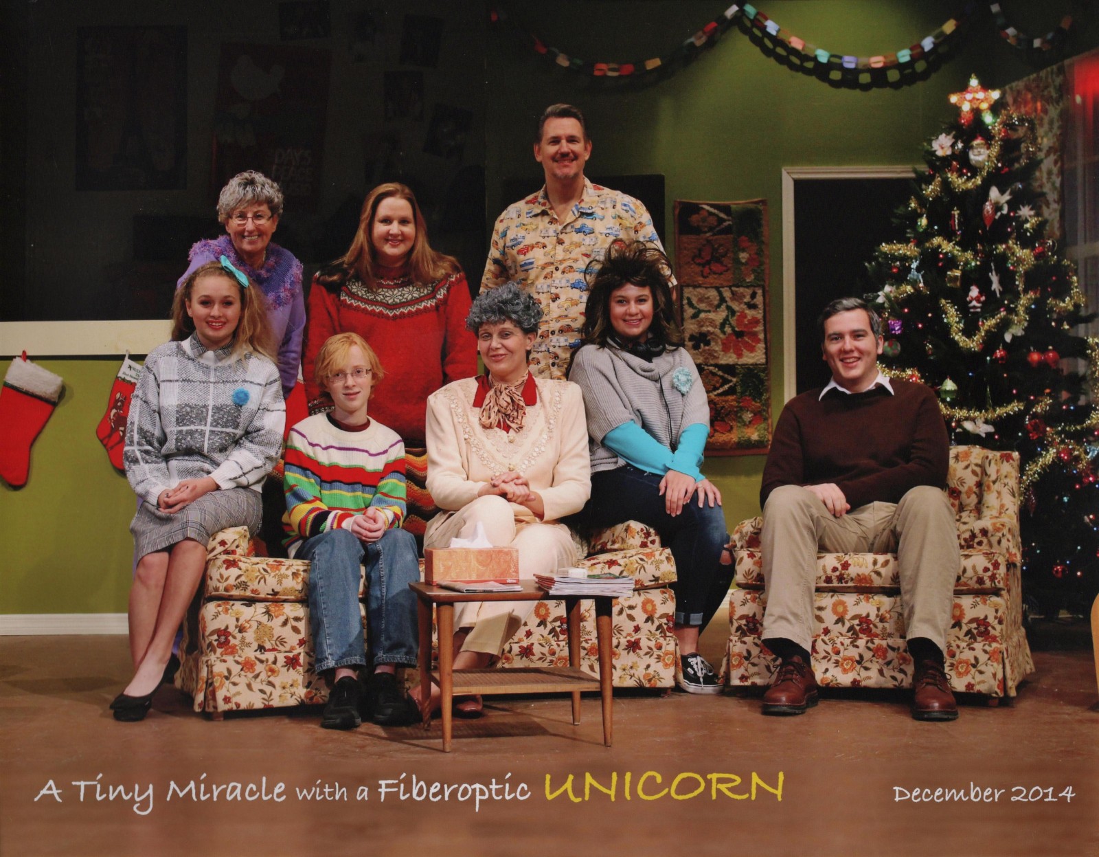 Cast photo for A Tiny Miracle With the Fiberoptic Unicorn