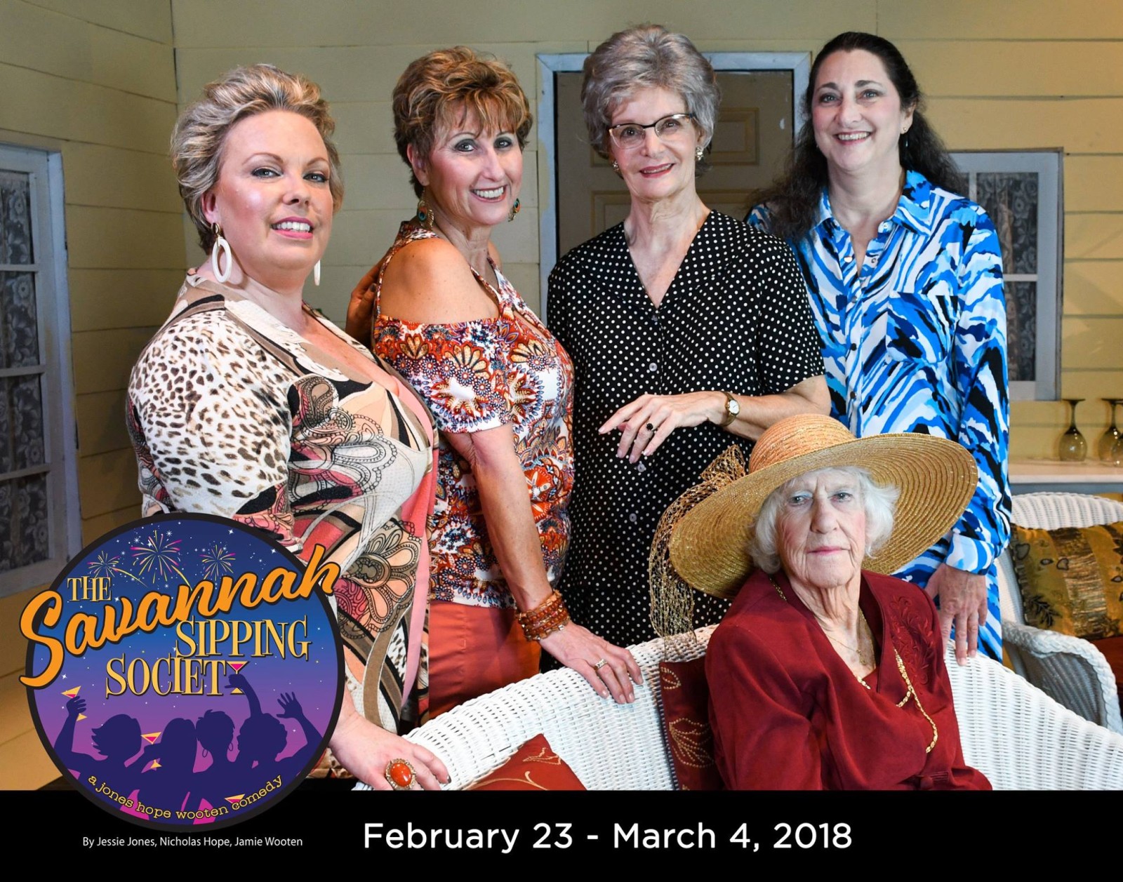 Cast photo for The Savannah Sipping Society