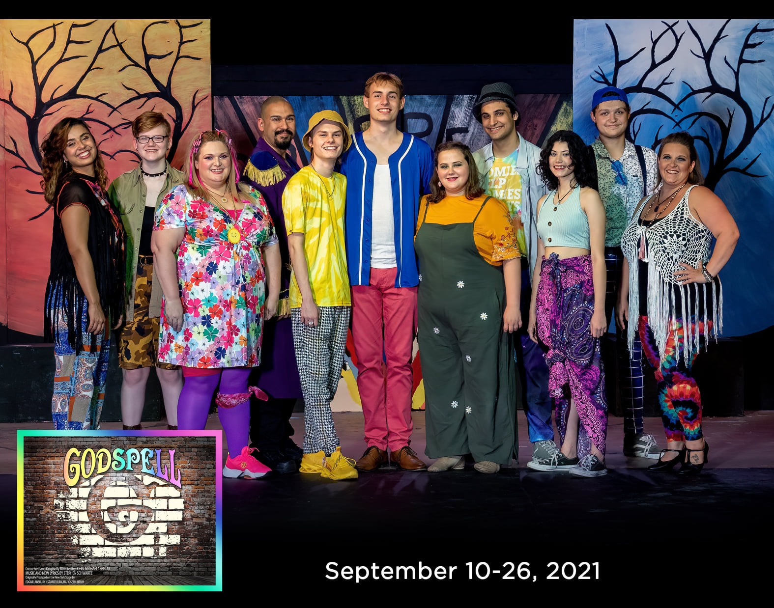 Cast photo for Godspell (2012)