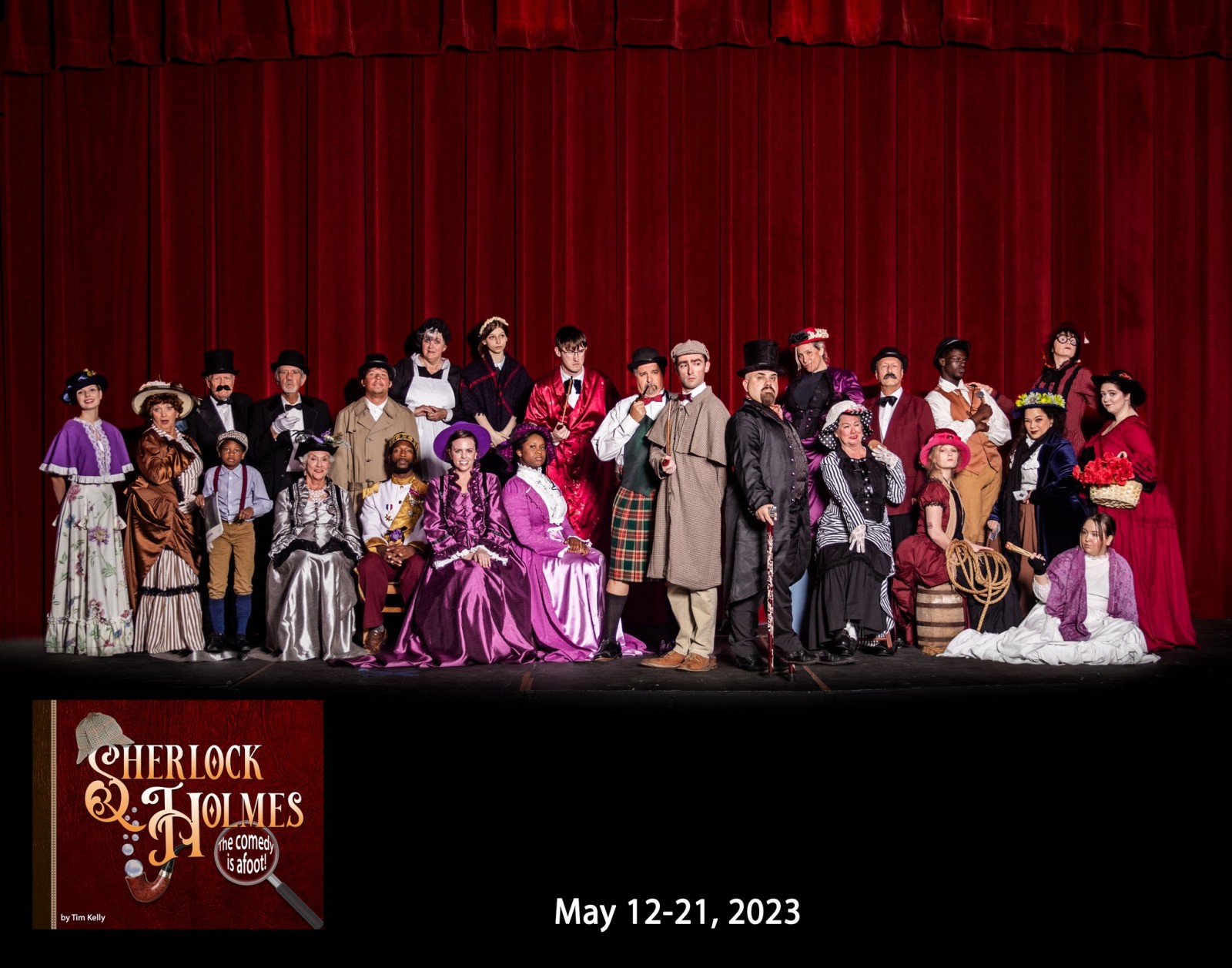 Cast photo for Sherlock Holmes