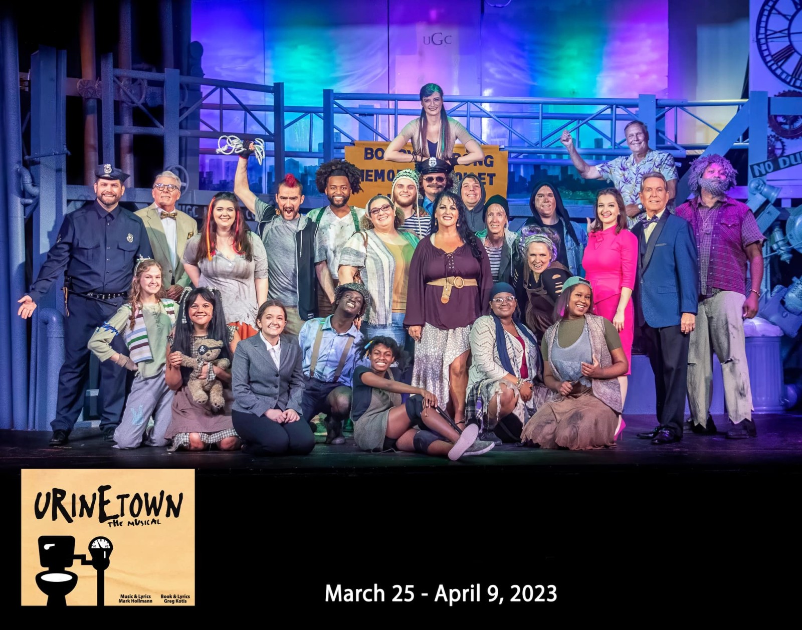 Cast photo for Urinetown