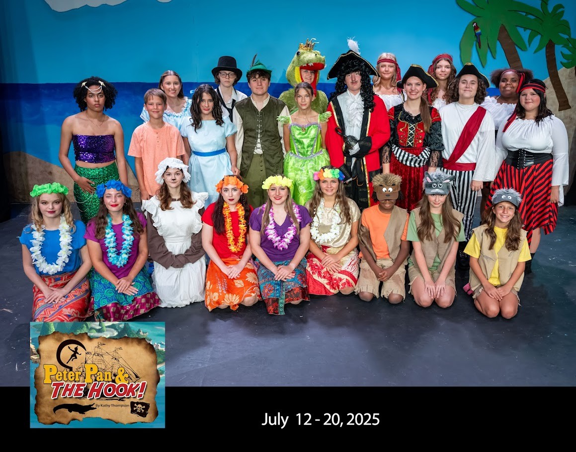 Cast photo for Peter Pan & The Hook!
