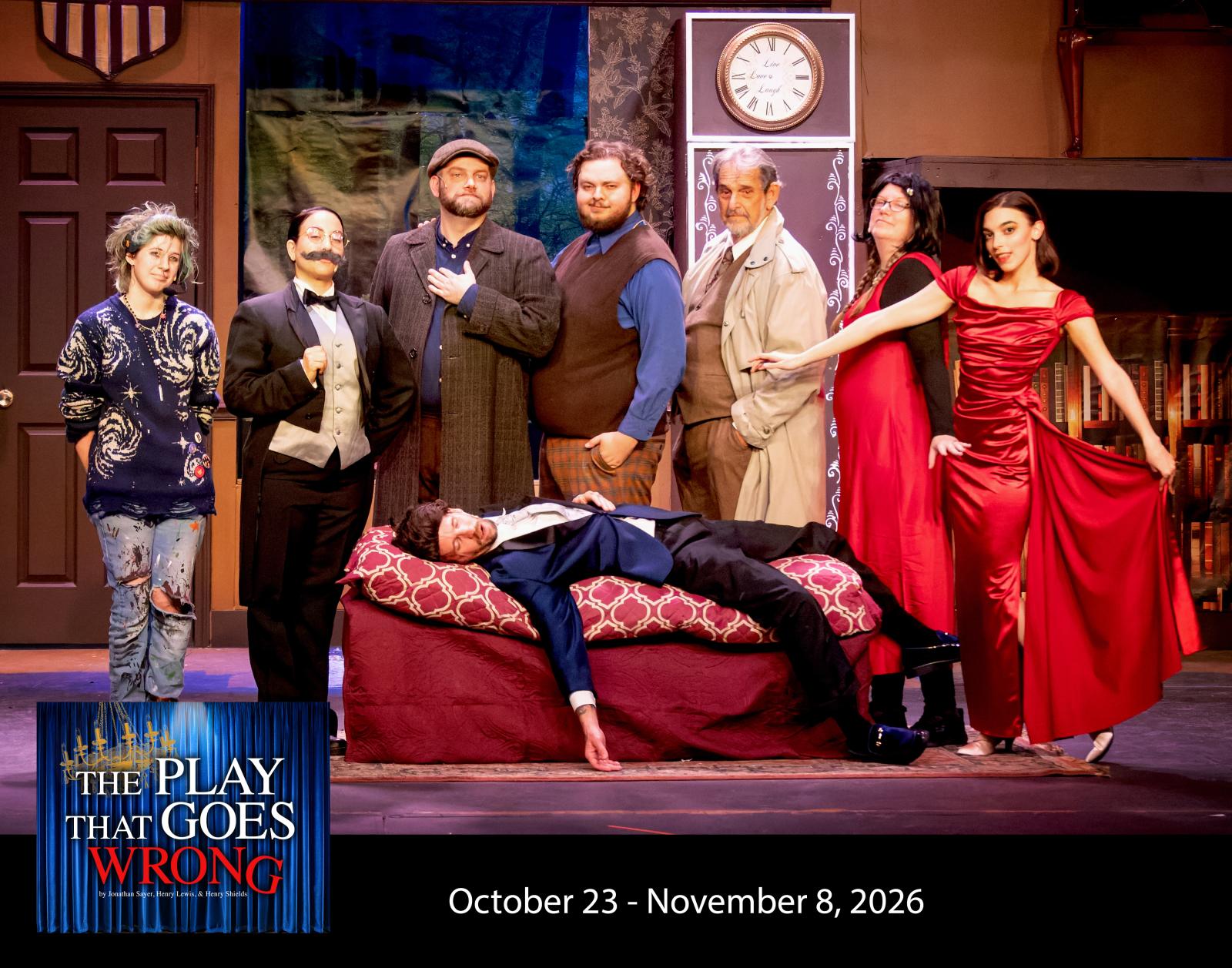 Cast photo for The Play That Goes Wrong
